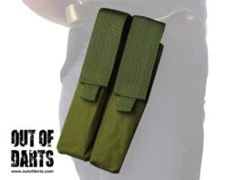 Worker Dual Talon Magazine Holster (Multiple Colors) -Out Of Darts OUTOFDARTS WORKER 3W GB 005 HOLSTER TALON MAG GREEN 5 LEFT