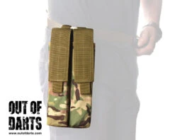 Worker Dual Talon Magazine Holster (Multiple Colors) -Out Of Darts OUTOFDARTS WORKER 3W GB 007 HOLSTER TALON MAG CAMO 2 2 LEFT