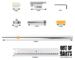 Worker Metal Internals Kit For Nexus Pro (Two Colors) -Out Of Darts OUTOFDARTS NEXUSPRO INTERNALS KIT W0528 2 2