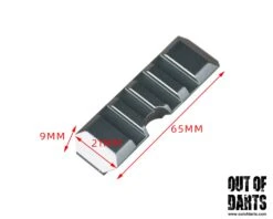 Worker Nightingale 1.0 Metal Right Rail -Out Of Darts OUTOFDARTS WORKER NIGHITNGALE METAL RIGHT RAIL W0607