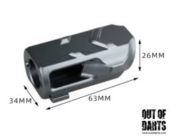 Worker Nightingale 1.0 Metal Muzzle 15 Worker Nightingale 1.0 Metal Muzzle -Out Of Darts OUTOFDARTS WORKER NIGHTINGALE METAL MUZZLE W0605