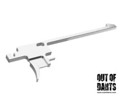 Worker Longshot Release Trigger Kit CLOSEOUT 7 Worker Longshot Release Trigger Kit CLOSEOUT -Out Of Darts OUTOFDARTS WORKER W0416 TRIGGER NERF LONGSHOT SILVER