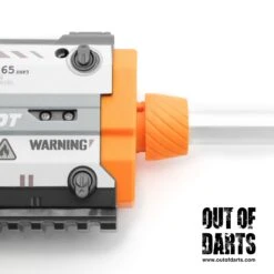 RedCowl Fury X Barrel Collet -Out Of Darts Out of Darts 3D Printed External Parts RedCowl Fury X Barrel Collet installed