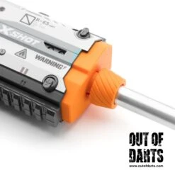 RedCowl Fury X Barrel Collet -Out Of Darts Out of Darts 3D Printed External Parts RedCowl Fury X Barrel Collet installed detail