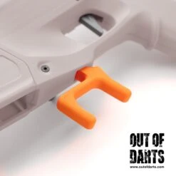 Kunlun Dual Mag Release -Out Of Darts Out of Darts 3D Printed Parts Kunlun Dual Mag Release installed in blaster detail