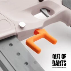 Kunlun Dual Mag Release -Out Of Darts Out of Darts 3D Printed Parts Kunlun Dual Mag Release installed in blaster with mag detail