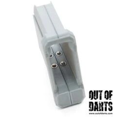 RedCowl Pro Longshot Flared Magwell Adapter 7 RedCowl Pro Longshot Flared Magwell Adapter -Out Of Darts Out of Darts 3D Printed Parts X Shot Skins Pro Longshot Flared Magwell Adapter By RedCowl detail detents