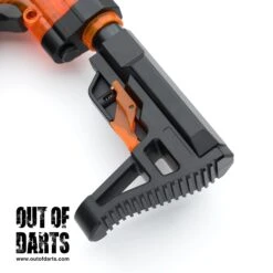 Zius BK1s Automatic Electric Blaster (AEB) 19 Zius BK1s Automatic Electric Blaster (AEB) -Out Of Darts Out of Darts Blasters AEB Zius BK1s Automatic Electronic Blaster AEB Transparent Orange stock detail