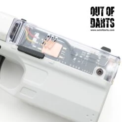 Hare Tech Diana Brushless Flywheel Blaster (2023 + 2025) 16 Hare Tech Diana Brushless Flywheel Blaster (2023 + 2025) -Out Of Darts Out of Darts Blasters Shells Hare Technologies HC Diana Brushless Flywheel Blaster Clear PCB detail