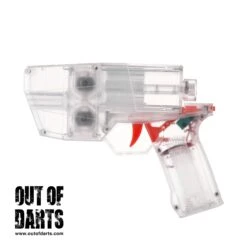 Worker Hurricane Blaster (Semi-Auto, 3 Color Options) -Out Of Darts Out of Darts Blasters Shells Worker Hurricane Blaster Transparent