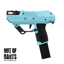 Worker Nightingale Blaster SEMI-AUTO 19 Worker Nightingale Blaster SEMI-AUTO -Out Of Darts Out of Darts Blasters Shells Worker Nightingale Semi Auto Blaster Teal Black