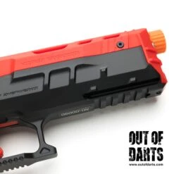 ZWQ S200S Viper Blaster -Out Of Darts Out of Darts Blasters Shells ZWQ S200S Viper Blaster Red Black front muzzle