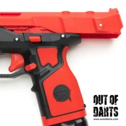 ZWQ S200S Viper Blaster -Out Of Darts Out of Darts Blasters Shells ZWQ S200S Viper Blaster Red Black hold open feature