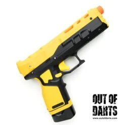 ZWQ S200S Viper Blaster -Out Of Darts Out of Darts Blasters Shells ZWQ S200S Viper Blaster Yellow Black angled 8f0a9214 3425 4899 a14e c57e4c6f314e