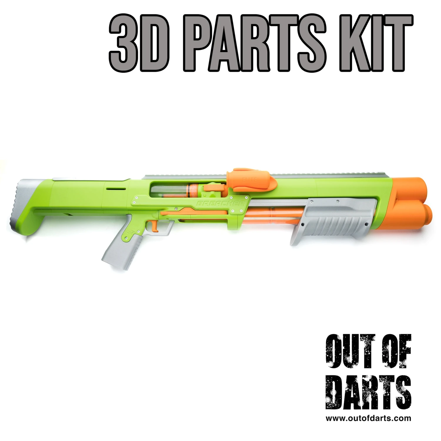 Sillybutts Breacher 3D Parts + Hardware Kit BETA 1 Sillybutts Breacher 3D Parts + Hardware Kit BETA