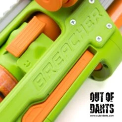 Sillybutts Breacher 3D Parts + Hardware Kit BETA 26 Sillybutts Breacher 3D Parts + Hardware Kit BETA -Out Of Darts Out of Darts Blasters Springer Sillybutts Breacher Shell Fed Shotgun Blaster assembled breech detail