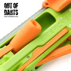 Sillybutts Breacher 3D Parts + Hardware Kit BETA 30 Sillybutts Breacher 3D Parts + Hardware Kit BETA -Out Of Darts Out of Darts Blasters Springer Sillybutts Breacher Shell Fed Shotgun Blaster assembled open breech detail