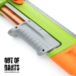 Sillybutts Breacher 3D Parts + Hardware Kit BETA 31 Sillybutts Breacher 3D Parts + Hardware Kit BETA -Out Of Darts Out of Darts Blasters Springer Sillybutts Breacher Shell Fed Shotgun Blaster assembled pump grip detail