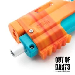 Orion Blasters DanPistol Hardware Kit BETA -Out Of Darts Out of Darts Blasters Springers Orion Blasters DanPistol BETA Hardware Kit assembled front detail