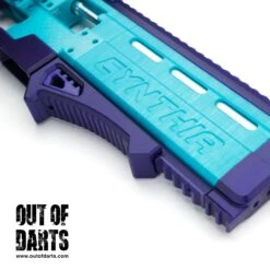 Sillybutts Cynthia Hardware Kit 12 Sillybutts Cynthia Hardware Kit -Out Of Darts Out of Darts Blasters Springers Sillybutts Cynthia Bolt Action Blaster angled foregrip detail