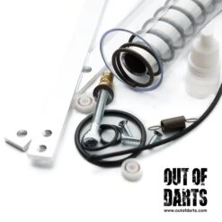 Sillybutts Excalibur 3D Parts + Hardware Kit -Out Of Darts Out of Darts Blasters Springers Sillybutts Excalibur Hardware Kit hardware knolled detail 1