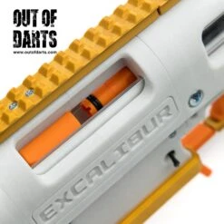 Sillybutts Excalibur 3D Parts + Hardware Kit -Out Of Darts Out of Darts Blasters Springers Sillybutts Excalibur assembled breech detail 1