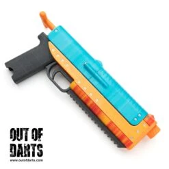 Sillybutts Foxbat 3D Parts + Hardware Kit -Out Of Darts Out of Darts Blasters Springers Sillybutts Foxbat 3D Parts Hardware Kit assembled angled view