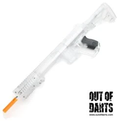 Worker Harrier Clear Edition Blaster 32 Worker Harrier Clear Edition Blaster -Out Of Darts Out of Darts Blasters Springers Worker Harrier Clear Transparent Edition Silver