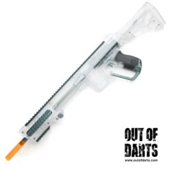 Worker Harrier Clear Edition Blaster 33 Worker Harrier Clear Edition Blaster -Out Of Darts Out of Darts Blasters Springers Worker Harrier Clear Transparent Edition Titanium