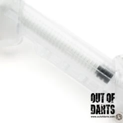 Worker Harrier Clear Edition Blaster 22 Worker Harrier Clear Edition Blaster -Out Of Darts Out of Darts Blasters Springers Worker Harrier Clear Transparent Edition spring visible in clear buffer tube