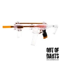 Worker Seagull Clear Edition CQB Blaster 21 Worker Seagull Clear Edition CQB Blaster -Out Of Darts Out of Darts Blasters Springers Worker Seagull Clear Edition CQB Blaster orange front