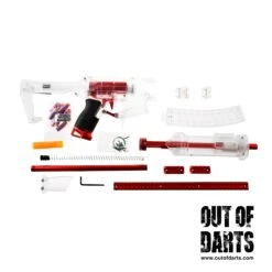 Worker Seagull Clear Edition CQB Blaster 14 Worker Seagull Clear Edition CQB Blaster -Out Of Darts Out of Darts Blasters Springers Worker Seagull Clear Edition CQB Blaster red included parts hardware