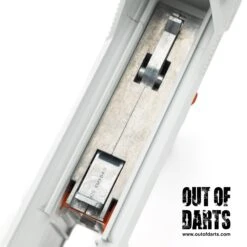 XYL KM9 Unicorn Blaster 15 XYL KM9 Unicorn Blaster -Out Of Darts Out of Darts Blasters Springers XYL KM9 Unicorn Blaster metal catch internals