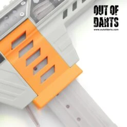 Stryker 2.0 Flared Magwell -Out Of Darts Out of Darts Dart Zone Max Stryker 2.0 Flared Magwell installed in blaster with magazine inserted