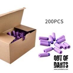 Worker HE Lightweight Short Darts 200-pack (0.9g) 15 Worker HE Lightweight Short Darts 200-pack (0.9g) -Out Of Darts Out of Darts Darts Ammo Worker HE Short Darts 200 pack Lightweight 0.9 Gram in box