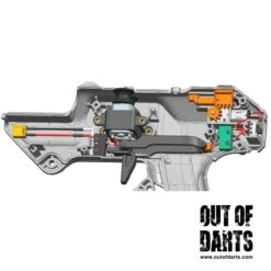 Nightingale Full-Auto Conversion Kit CLOSEOUT 9 Nightingale Full-Auto Conversion Kit CLOSEOUT -Out Of Darts Out of Darts Flywheeler Parts Worker Nightingale Full Auto Conversion Kit installed