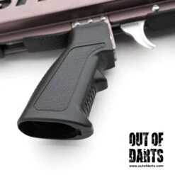 AEB Style Pistol Grip -Out Of Darts Out of Darts Grips Universal Airsoft AEB Pistol Grip installed on blaster detail