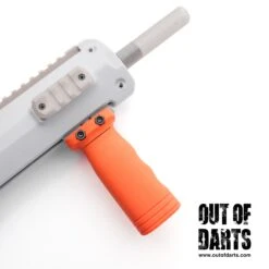 Worker Vertical Foregrip (Multiple Colors) 17 Worker Vertical Foregrip (Multiple Colors) -Out Of Darts Out of Darts Grips Worker Vertical Foregrip orange installed on blaster