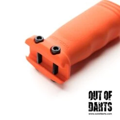 Worker Vertical Foregrip (Multiple Colors) 14 Worker Vertical Foregrip (Multiple Colors) -Out Of Darts Out of Darts Grips Worker Vertical Foregrip orange rail receiver detail
