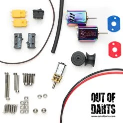 Herja 3D Parts + Hardware Kit -Out Of Darts Out of Darts Herja Parts Herja 3D Parts Hardware Kit knolled hardware