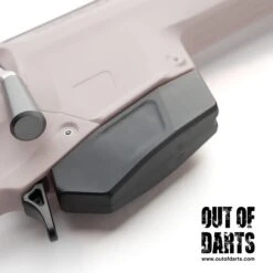 Worker Kunlun 6-Round Cosmetic Talon Magazine -Out Of Darts Out of Darts Magazines Worker Kunlun 6 Round Cosmetic Talon Magazine installed in blaster detail