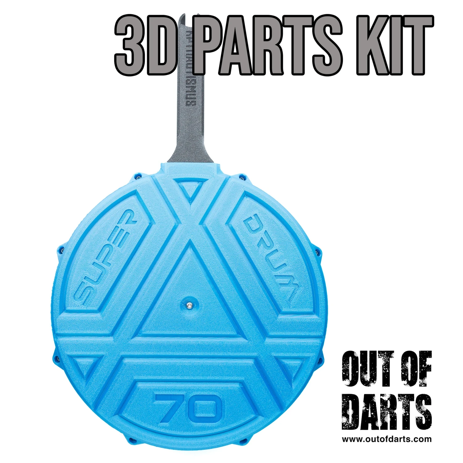 Kptn A Super Drum 70-Round Magazine 3D Parts + Hardware Kit 1 Kptn A Super Drum 70-Round Magazine 3D Parts + Hardware Kit