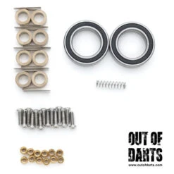 Kptn A Super Drum 70-Round Magazine 3D Parts + Hardware Kit 18 Kptn A Super Drum 70-Round Magazine 3D Parts + Hardware Kit -Out Of Darts Out of Darts Mags Adapters KPA Super Drum 70 Standard Talon Drum Magazine hardware knolled 1