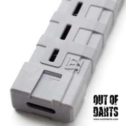 OOD Koda 23-Round Straight Standard Short Dart Magazine 26 OOD Koda 23-Round Straight Standard Short Dart Magazine -Out Of Darts Out of Darts Mags Adapters OOD Koda 23 Round Short Dart Magazine Grey detail