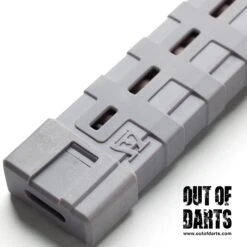 OOD Koda 23-Round Straight Standard Short Dart Magazine 30 OOD Koda 23-Round Straight Standard Short Dart Magazine -Out Of Darts Out of Darts Mags Adapters OOD Koda 23 Round Short Dart Magazine Grey loaded detail