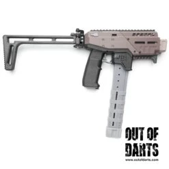 OOD Koda 23-Round Straight Standard Short Dart Magazine 32 OOD Koda 23-Round Straight Standard Short Dart Magazine -Out Of Darts Out of Darts Mags Adapters OOD Koda 23 Round Short Dart Magazine Grey loaded in Momentum blaster