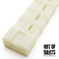 OOD Koda 23-Round Straight Standard Short Dart Magazine 23 OOD Koda 23-Round Straight Standard Short Dart Magazine -Out Of Darts Out of Darts Mags Adapters OOD Koda 23 Round Short Dart Magazine Raw Beige detail