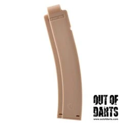 Worker Dragon Claw 15-Round Curved Standard Talon Short Dart Magazine -Out Of Darts Out of Darts Mags Adapters Worker 15 Round Curved Dragon Claw Talon Short Dart Magazine Khaki