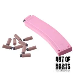 Worker Dragon Claw 15-Round Curved Standard Talon Short Dart Magazine -Out Of Darts Out of Darts Mags Adapters Worker 15 Round Curved Dragon Claw Talon Short Dart Magazine loaded with darts