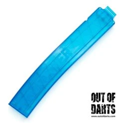 Worker 18-Round Curved Standard Talon Short Dart Magazine 16 Worker 18-Round Curved Standard Talon Short Dart Magazine -Out Of Darts Out of Darts Mags Adapters Worker 18 Round Talon Curved Short Dart Magazine Transparent Blue 815b1d0d 380a 4b09 b66b f00f43be19c5